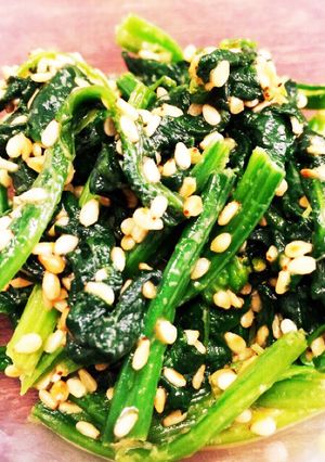 ほうれん草の胡麻和え-レシピのメイン写真