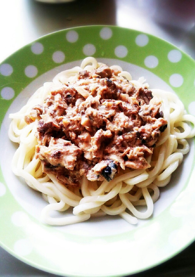 ♡簡単おいしいさばマヨうどん♡-レシピのメイン写真