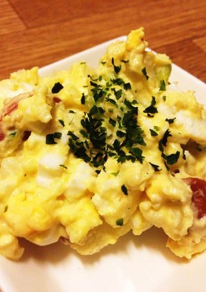 我が家の絶品簡単つまみポテトサラダ-レシピのメイン写真