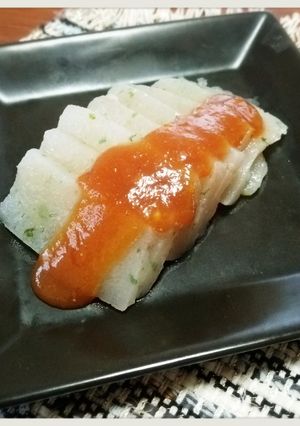 こんにゃくにゆず味噌だれ-レシピのメイン写真