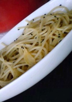 ゴマとレモンのシンプルパスタ-レシピのメイン写真