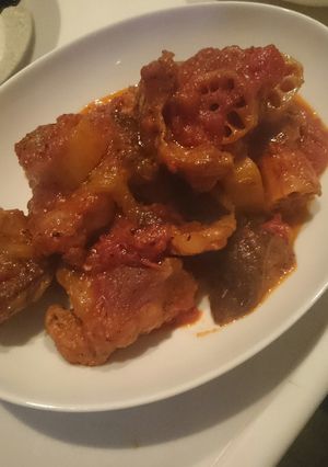 豚バラブロックと野菜のトマト煮-レシピのメイン写真