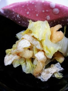 超簡単!すぐ出来る、白菜と油揚げの煮浸し-レシピのメイン写真