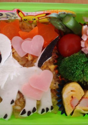 ポケモン☆アブソル☆キャラ弁-レシピのメイン写真