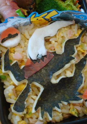 ポケモン☆ダークライ☆キャラ弁-レシピのメイン写真