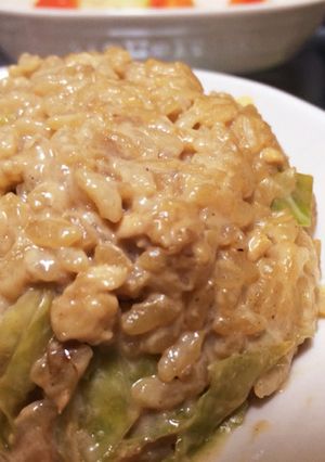 春キャベツで！栄養満点ミルクリゾット-レシピのメイン写真