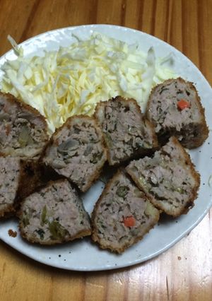 野沢菜メンチ-レシピのメイン写真