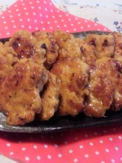 鶏つくね☆照り焼き☆チーズインはんぺん入-レシピのメイン写真