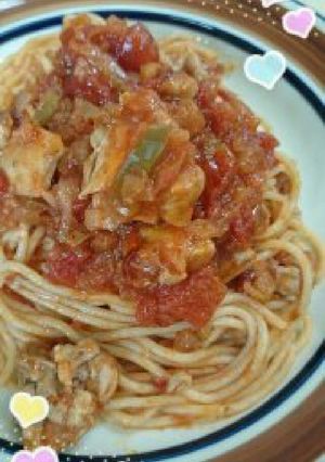 ☆鶏肉とアンチョビのサルサパスタ☆-レシピのメイン写真