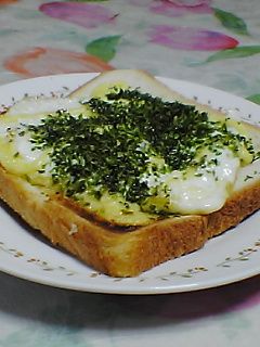 青のり目玉トースト-レシピのメイン写真