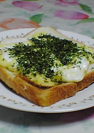 青のり目玉トースト-レシピのメイン写真
