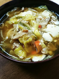 余り野菜で♥豆腐のあんかけラーメン-レシピのメイン写真