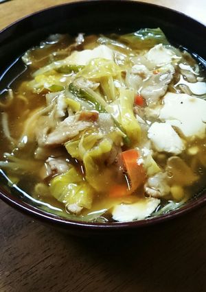 余り野菜で♥豆腐のあんかけラーメン-レシピのメイン写真