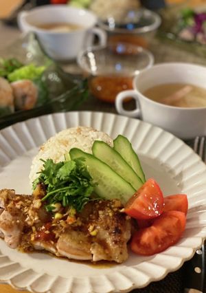 シンガポールチキンライス（海南鶏飯）-レシピのメイン写真