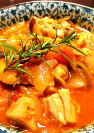 簡単！絶品★鶏肉となすのトマト煮込み-レシピのメイン写真