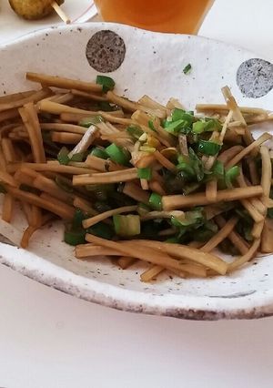 ねぎごぼう炒め-レシピのメイン写真