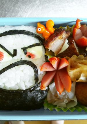 妖怪ウオッチ【ちからモチ】キャラ弁-レシピのメイン写真