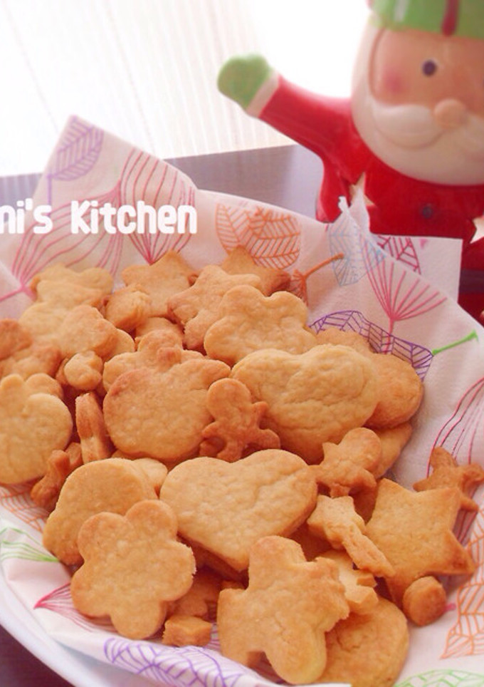 卵無し！サクサク型抜きクッキーきな粉風味-レシピのメイン写真