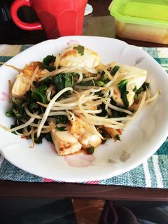 もやしとセロリの葉炒め-レシピのメイン写真
