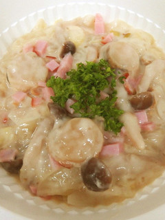 ホタテと白菜のクリーム煮-レシピのメイン写真
