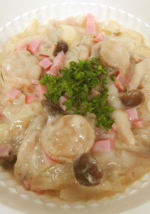 ホタテと白菜のクリーム煮-レシピのメイン写真