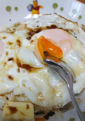 目玉焼き de ライス-レシピのメイン写真