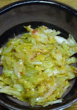 美味しい春キャベツの中華風あえ物-レシピのメイン写真