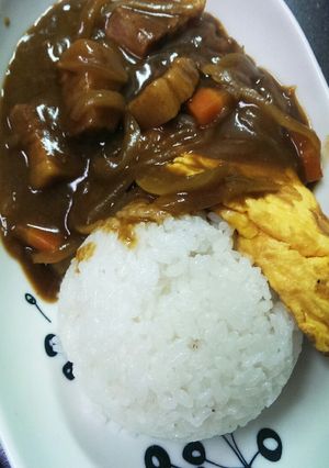 オムレツカレー◆プレーンオムレツとコラボ-レシピのメイン写真