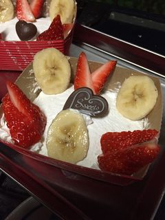 外でも食べたいデザート!苺バナナケーキ♡-レシピのメイン写真