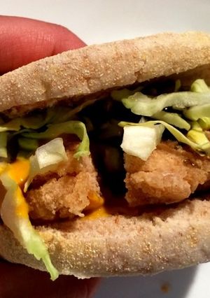 妄想料理　かっぱえびせんバーガー-レシピのメイン写真