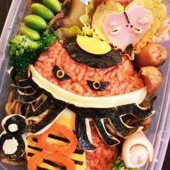 รูปของ 妖怪ウォッチ☆キャラ弁☆やまタン