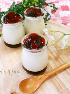 美レシピ♡お豆腐の白いプリン-レシピのメイン写真