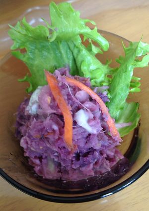 紫芋で！ポテトサラダ-レシピのメイン写真