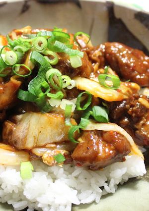 辛旨！鶏キムチdon♪-レシピのメイン写真