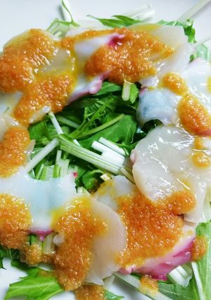 ホタテとたこのカルパッチョ-レシピのメイン写真
