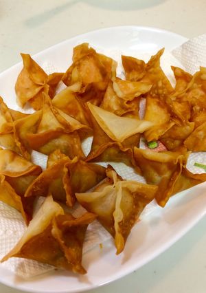 絶品！チーズ明太&ツナコーンワンタン揚げ-レシピのメイン写真