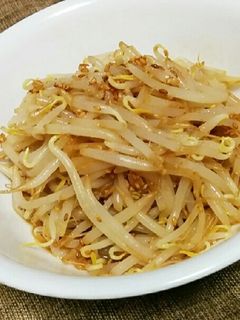 胡麻醤油が美味しい*もやしのナムル*-レシピのメイン写真