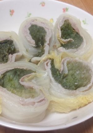 白菜と豚肉のミルフィーユロール-レシピのメイン写真