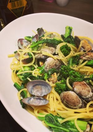 アサリと菜の花のパスタ♪-レシピのメイン写真