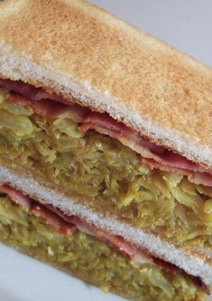 カレー風味☆たっぷりキャベツサンド-レシピのメイン写真