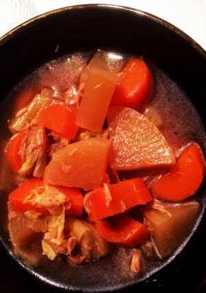 白菜とツナの煮物-レシピのメイン写真