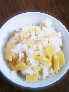 ズボラにたけのこ混ぜご飯♪-レシピのメイン写真