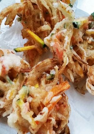 ◇桜えびと大葉入り♡野菜のかき揚げ◇-レシピのメイン写真