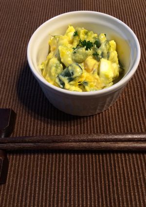 豆と南瓜サラダ-レシピのメイン写真