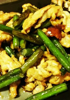 ◇ニンニクの芽と豚肉の甘辛炒め物◇-レシピのメイン写真