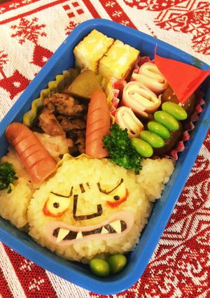 妖怪ウォッチ☆キャラ弁☆山吹鬼-レシピのメイン写真