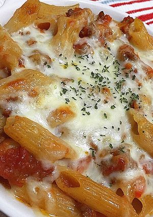 ミートペンネグラタン-レシピのメイン写真
