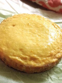 甘さ控えめ☆ヘルシー濃厚チーズケーキ-レシピのメイン写真