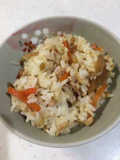 ウマウマ♪鶏ごぼうご飯-レシピのメイン写真