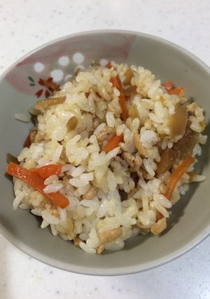 ウマウマ♪鶏ごぼうご飯-レシピのメイン写真